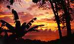 Sunset over Quepos