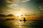 Surfer at Playitas